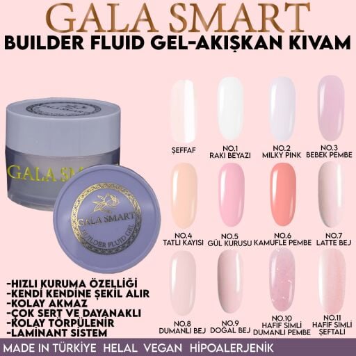 GALA SMART - BUİLDER FLUİD GEL 30 G