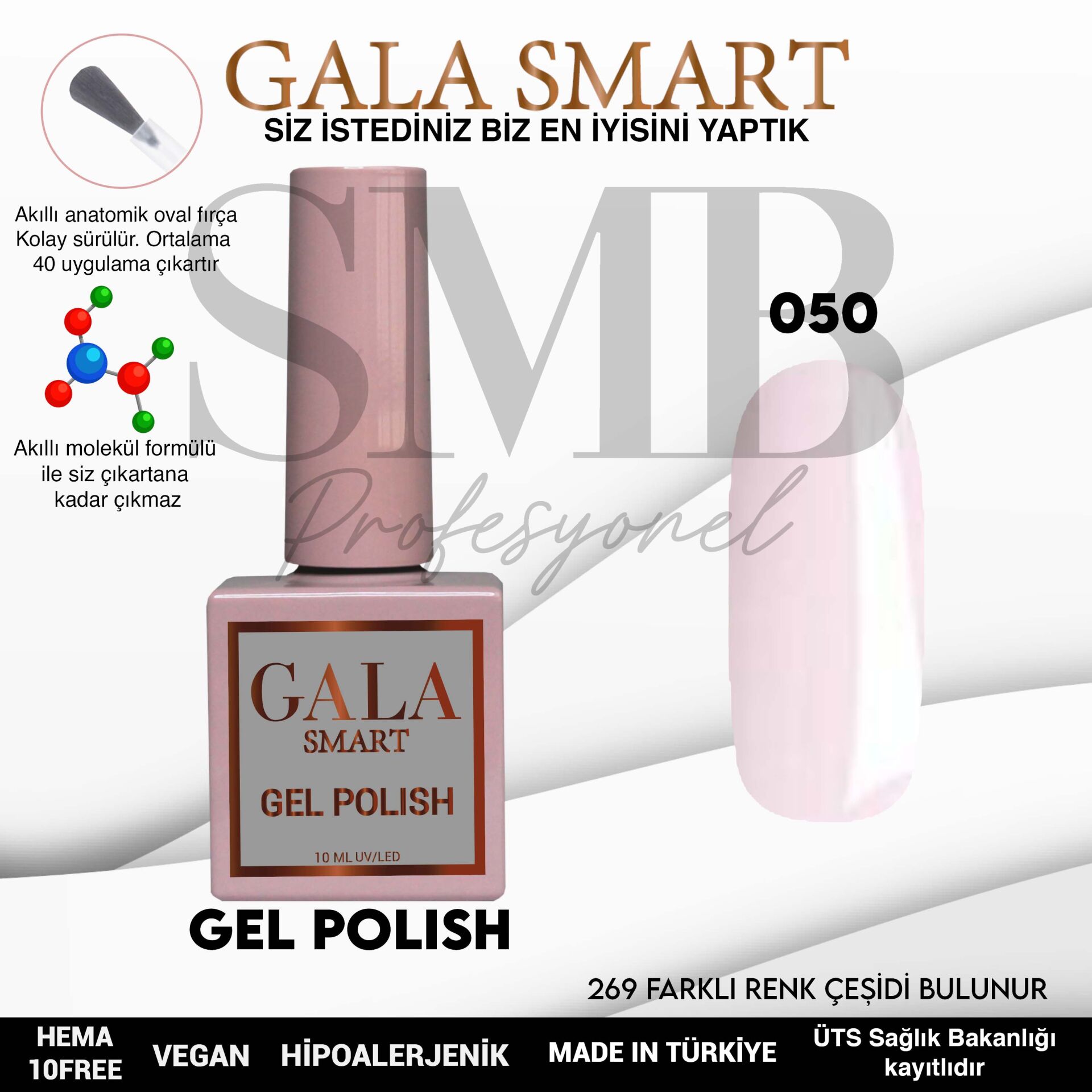 GALA SMART CLASSİC KALICI OJE 10 mle NO:050