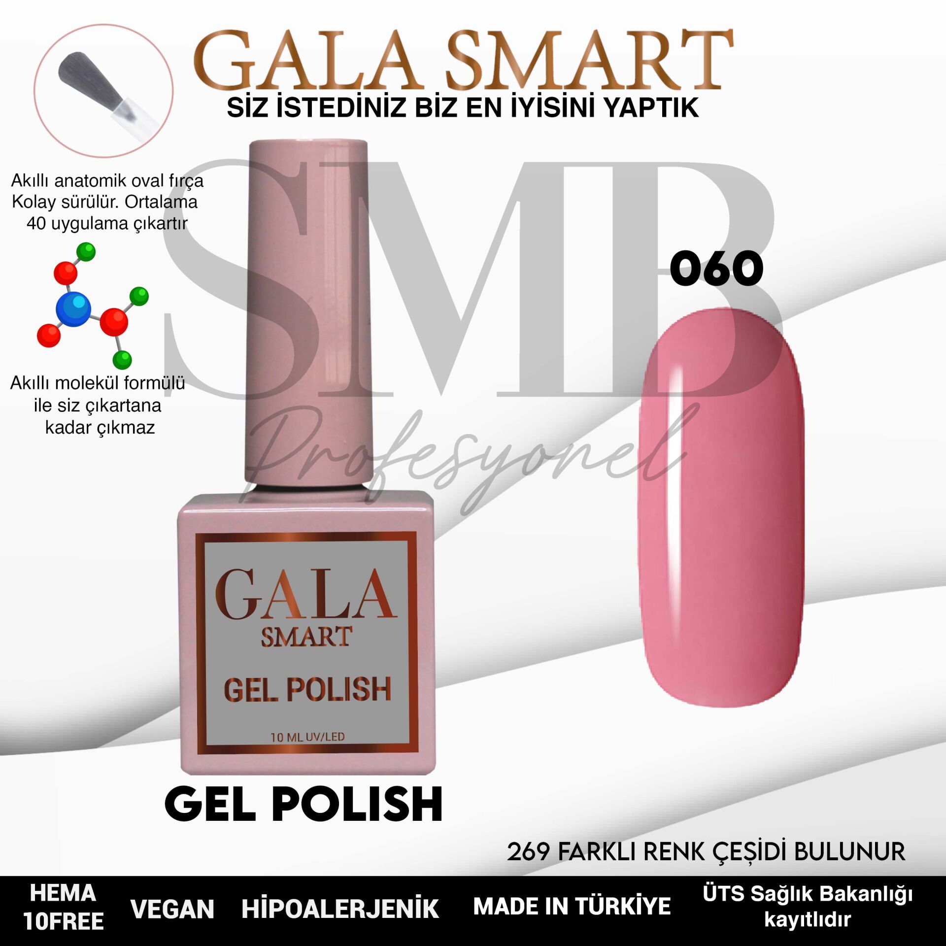 GALA SMART CLASSİC KALICI OJE 10 mle NO:060
