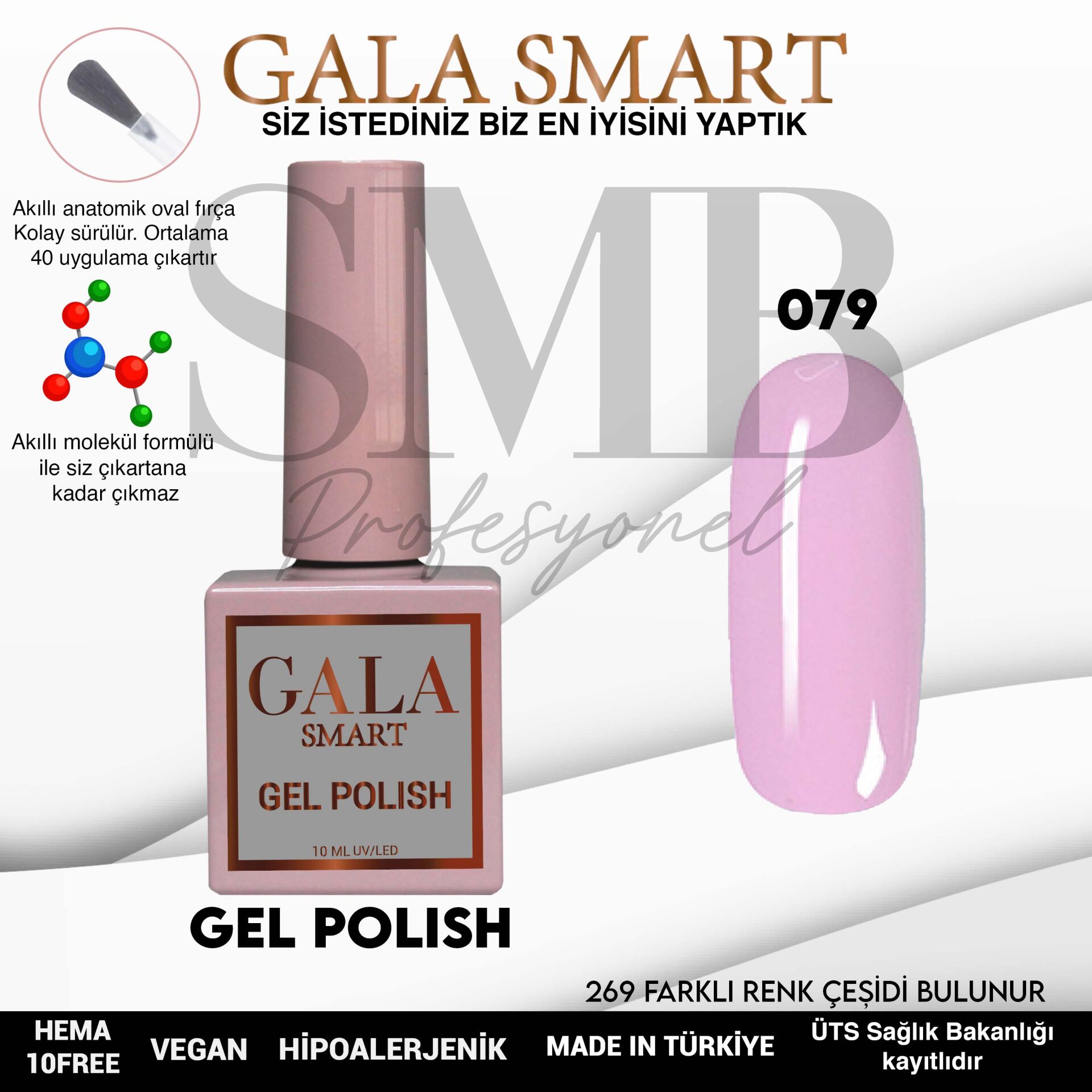 GALA SMART CLASSİC KALICI OJE 10 mle NO:079
