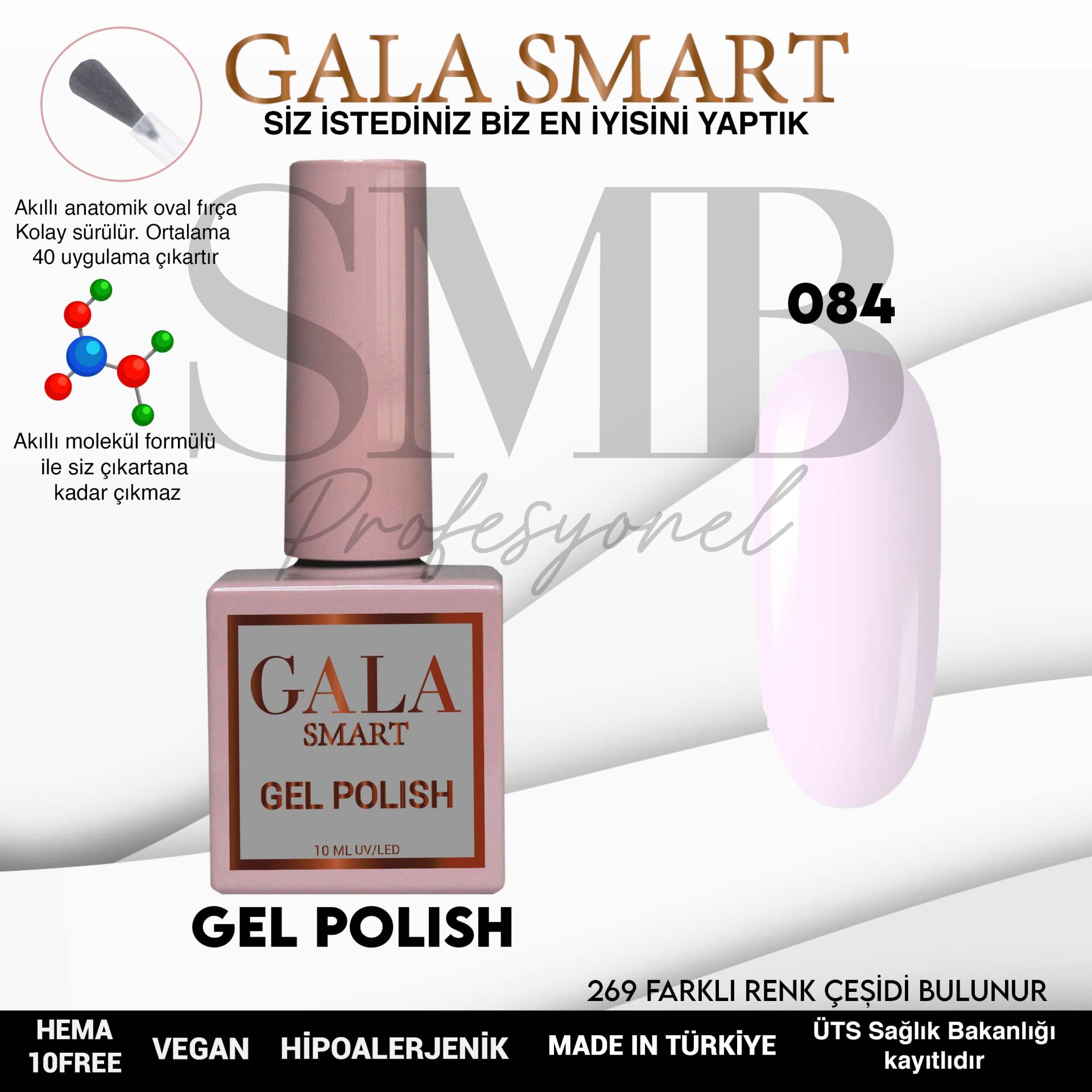 GALA SMART CLASSİC KALICI OJE 10 mle NO:084