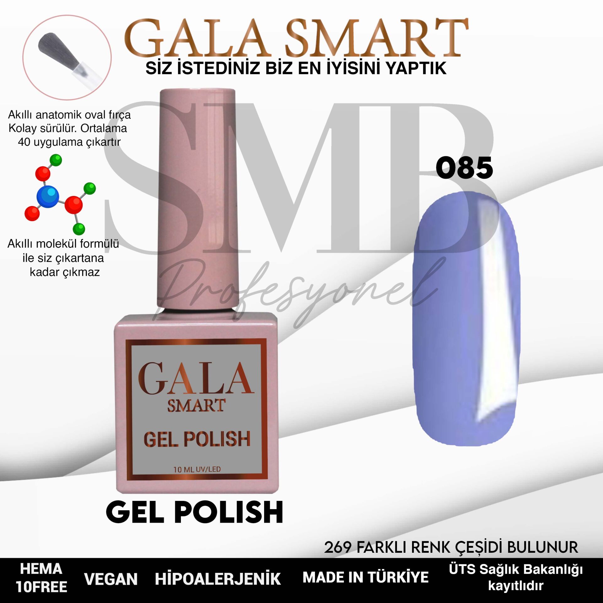 GALA SMART CLASSİC KALICI OJE 10 mle NO:085
