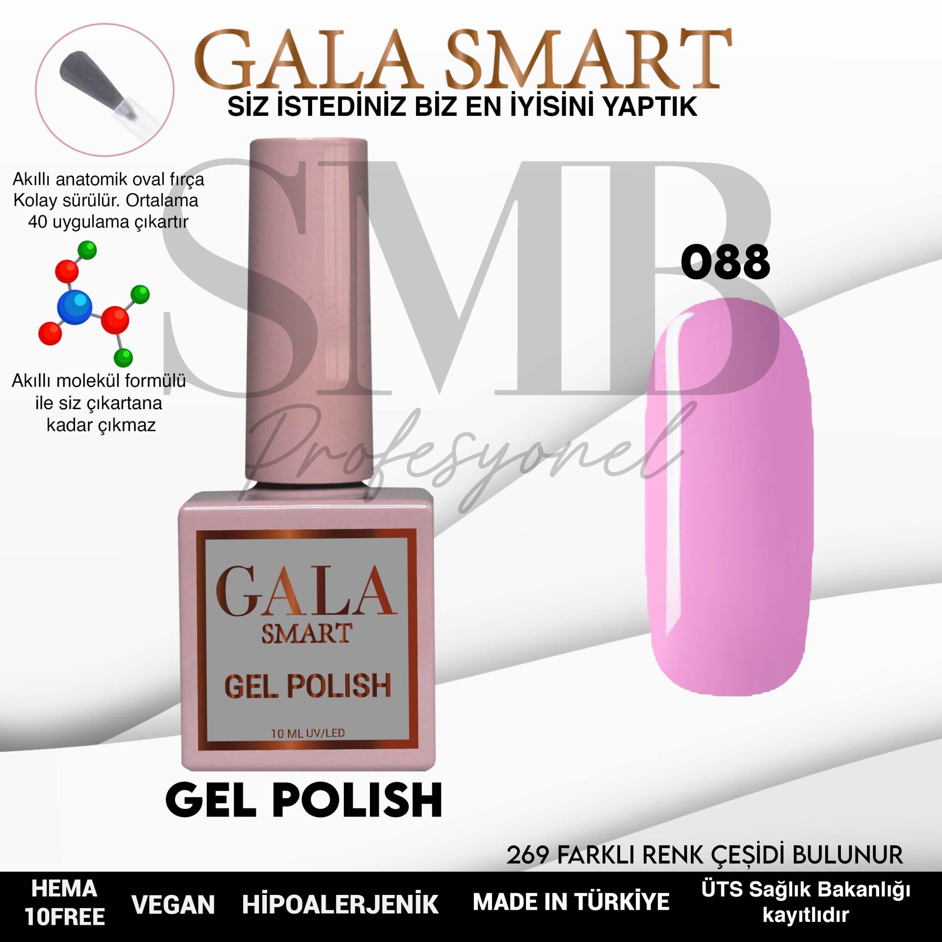 GALA SMART CLASSİC KALICI OJE 10 mle NO:088