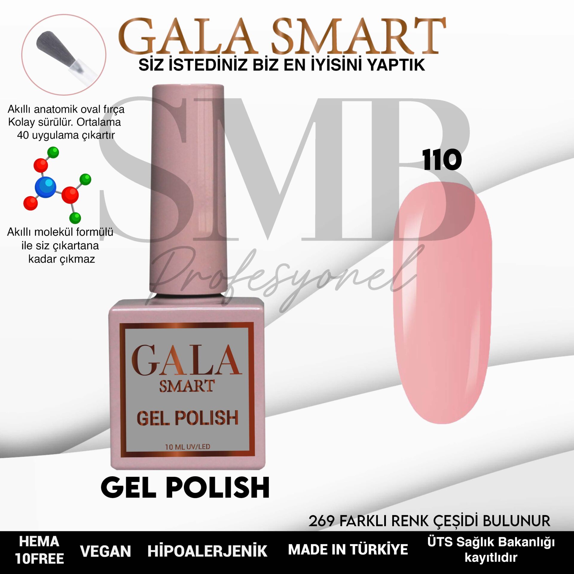 GALA SMART CLASSİC KALICI OJE 10 mle NO:110