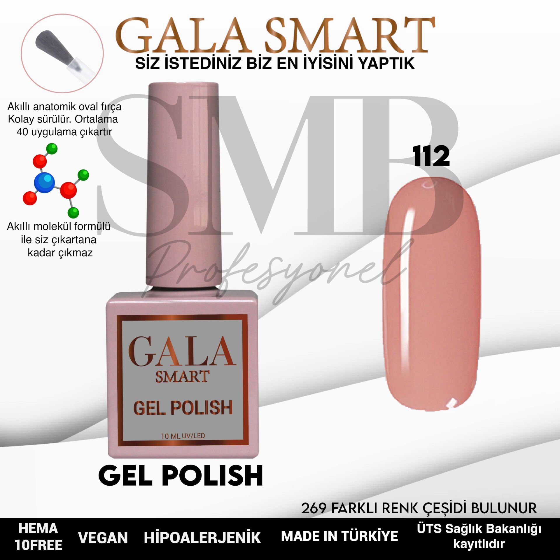 GALA SMART CLASSİC KALICI OJE 10 mle NO:112