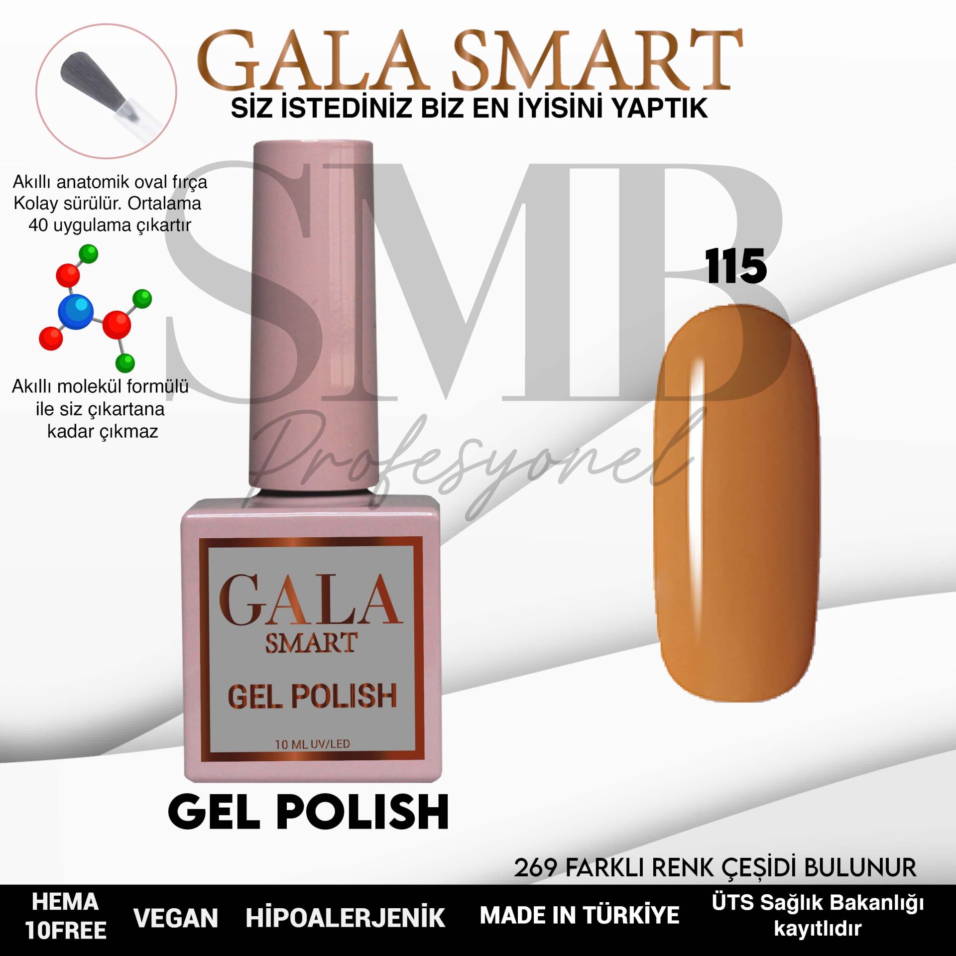 GALA SMART CLASSİC KALICI OJE 10 mle NO:115