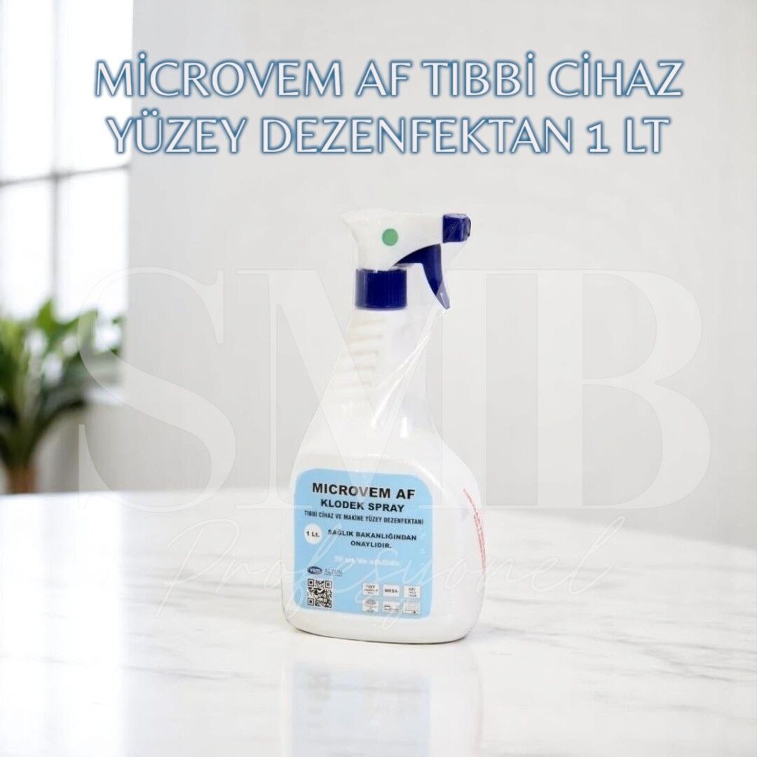 MİCROVEM AF TIBBİ CİHAZ YÜZEY DEZENFEKTAN 1 LT