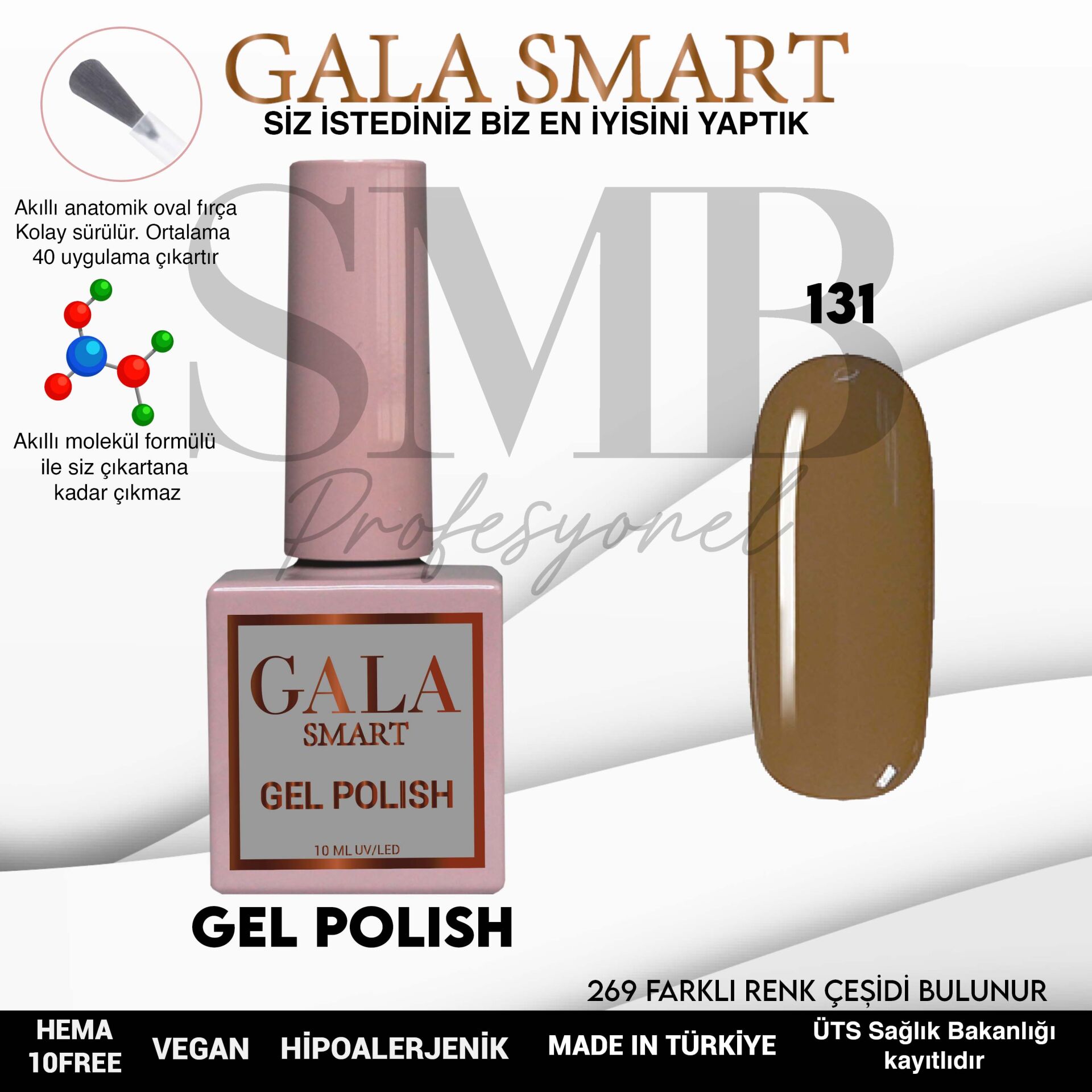 GALA SMART CLASSİC KALICI OJE 10 mle NO:131