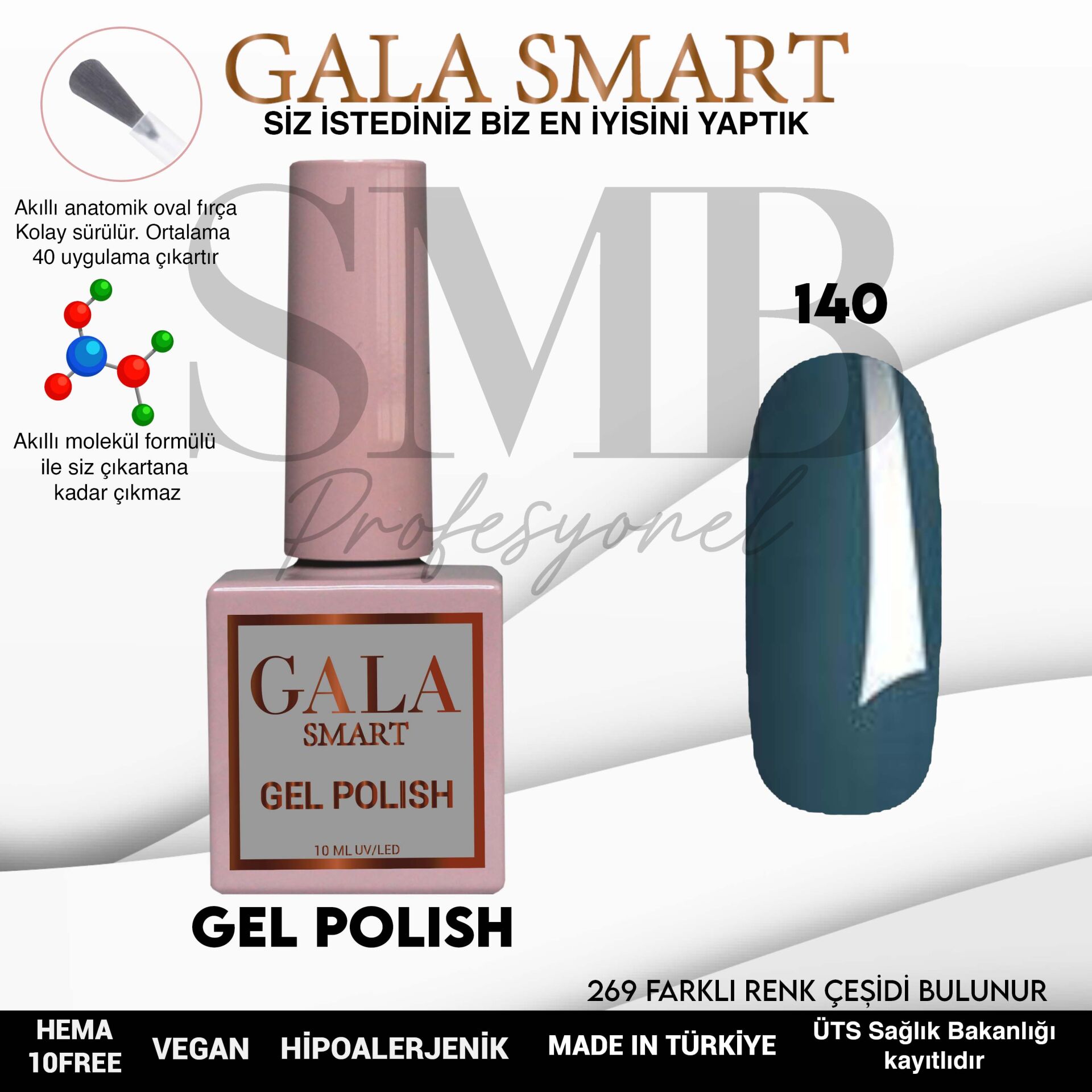 GALA SMART CLASSİC KALICI OJE 10 mle NO:140