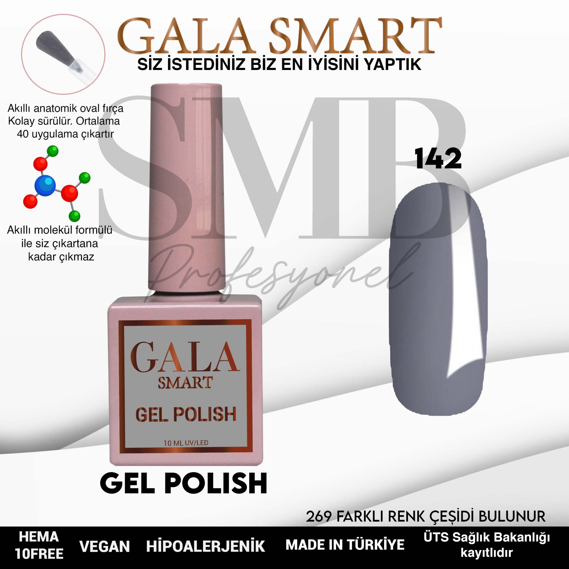 GALA SMART CLASSİC KALICI OJE 10 mle NO:142