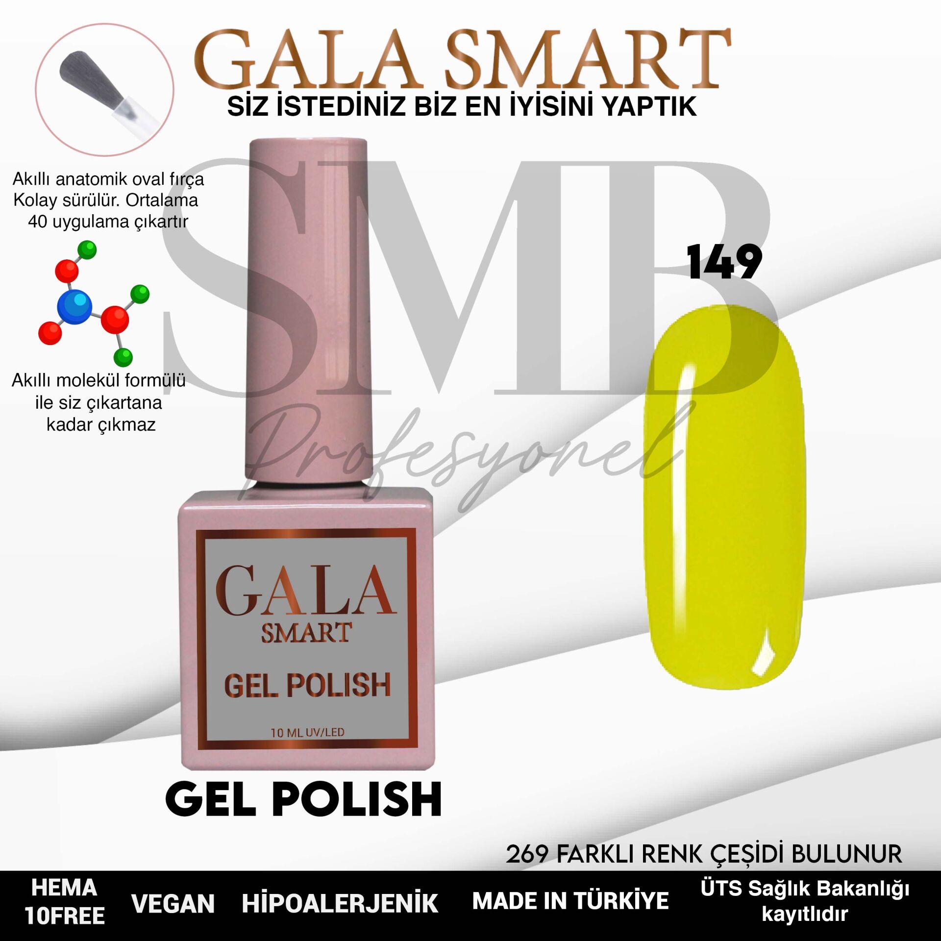 GALA SMART CLASSİC KALICI OJE 10 mle NO:149