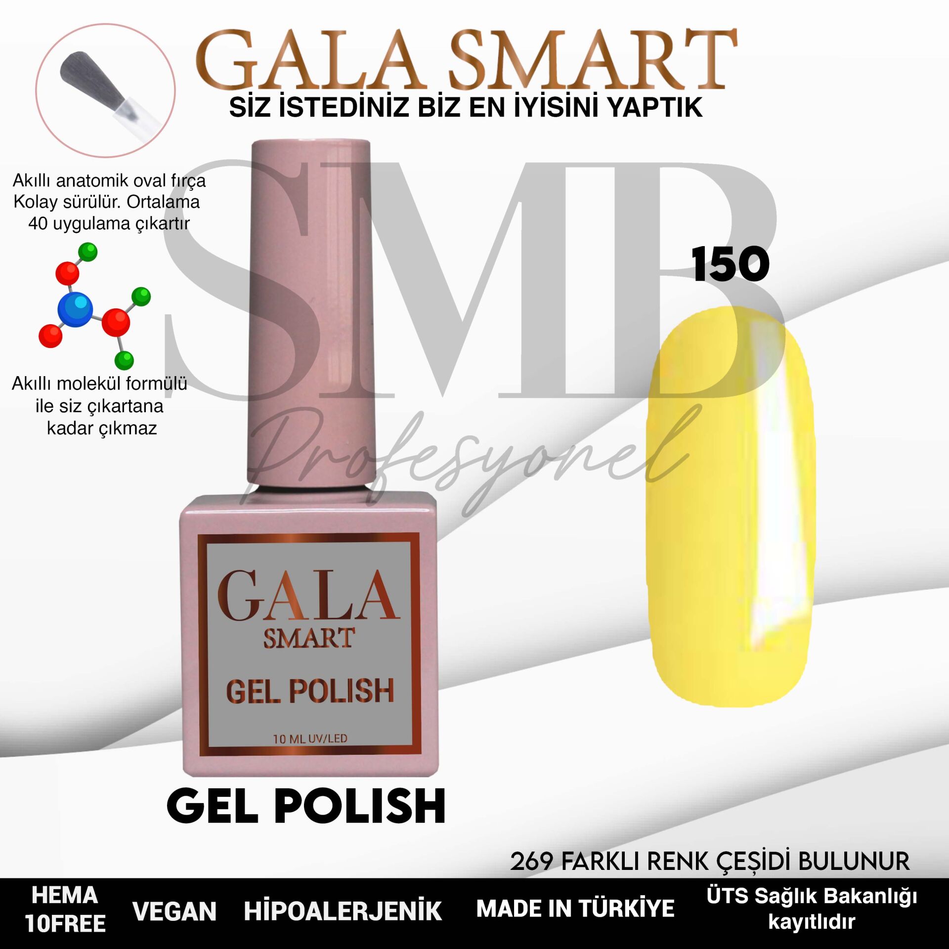 GALA SMART CLASSİC KALICI OJE 10 mle NO:150