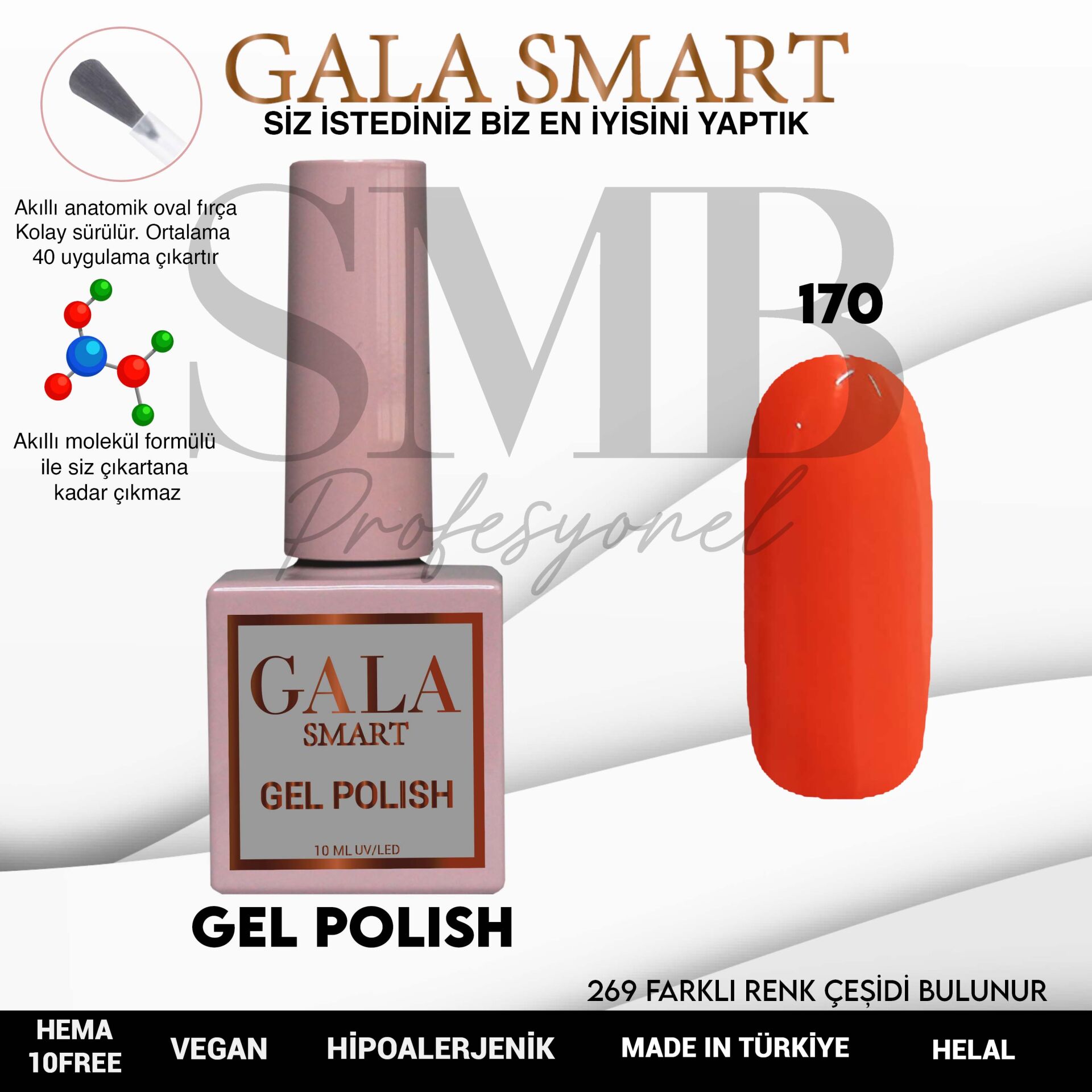 GALA SMART CLASSİC KALICI OJE 10 mle NO:170
