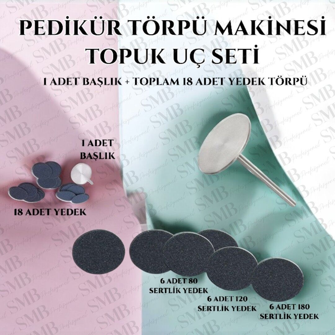 PODODİSK TAKIM (BAŞLIK + 18 TÖRPÜ UÇ TAKIM)