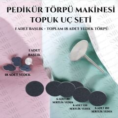 PODODİSK TAKIM (BAŞLIK + 18 TÖRPÜ UÇ TAKIM)
