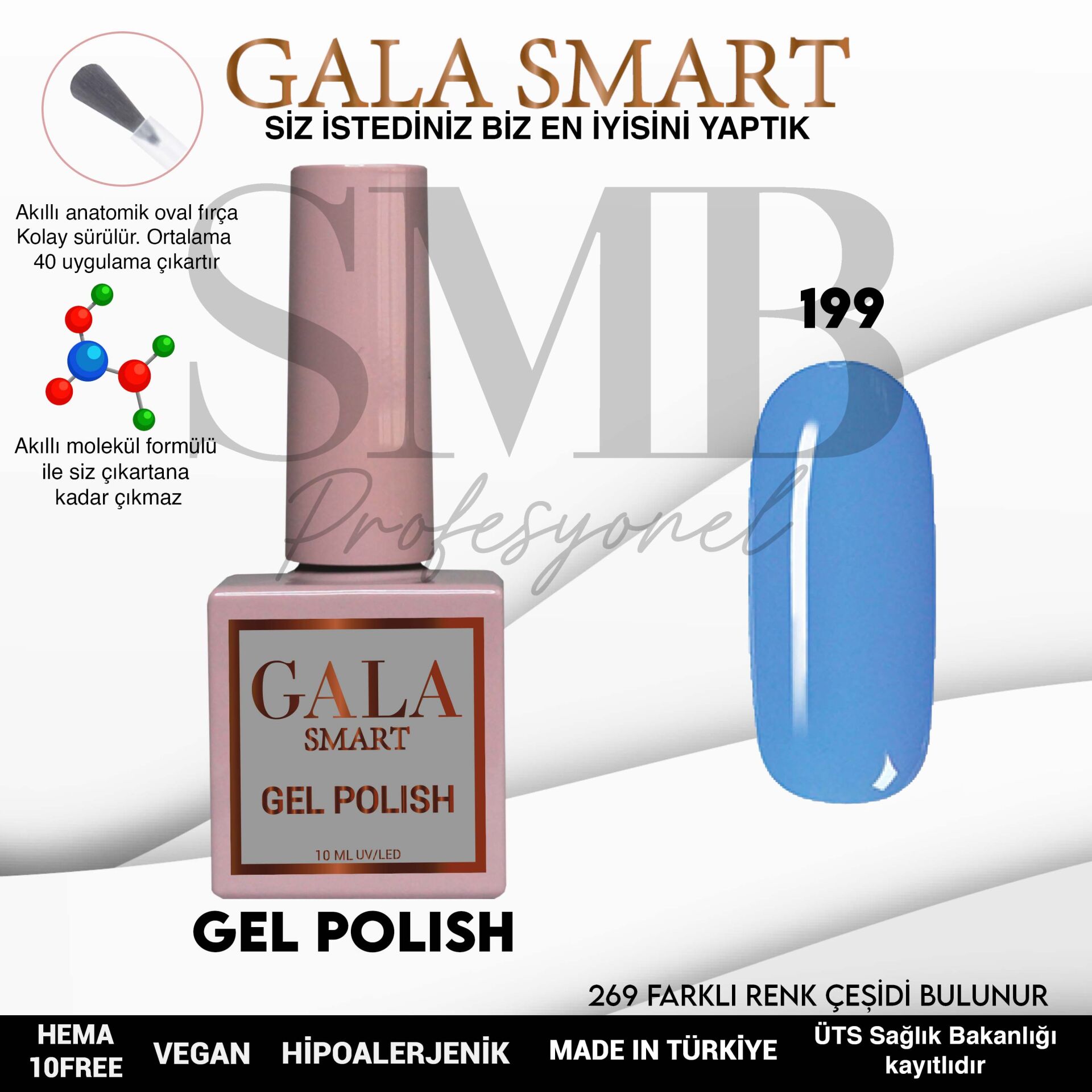 GALA SMART CLASSİC KALICI OJE 10 mle NO:199