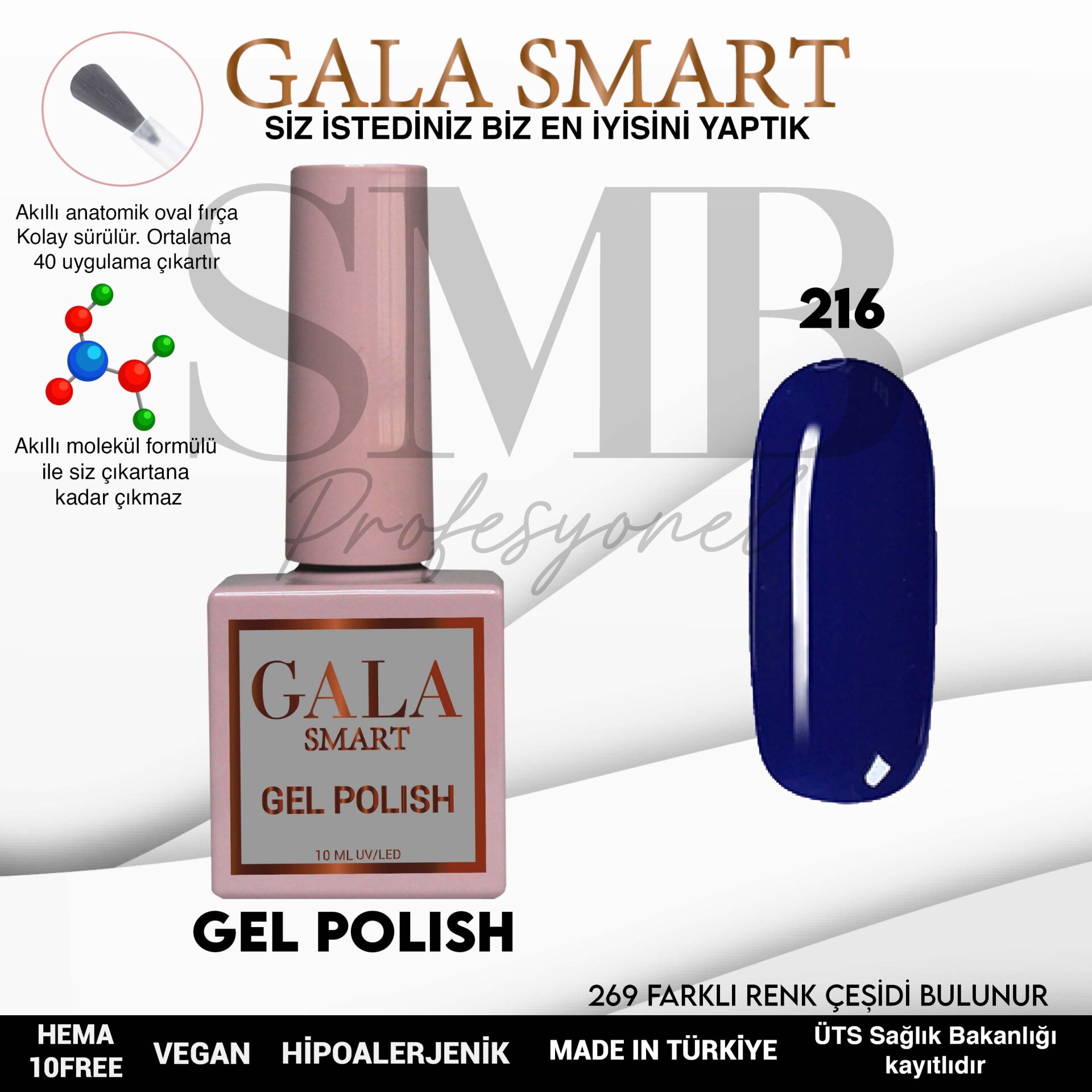 GALA SMART CLASSİC KALICI OJE 10 mle NO:216