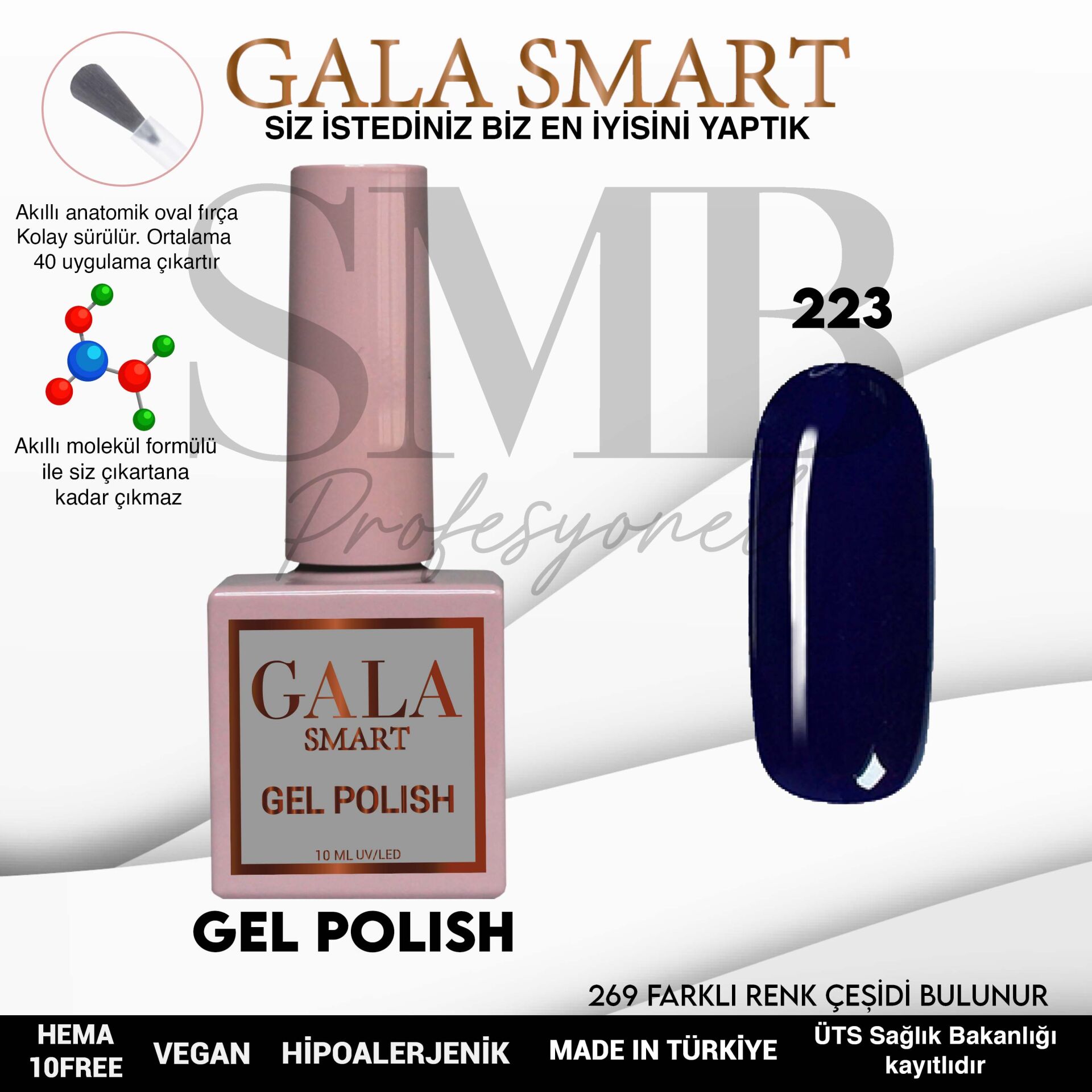 GALA SMART CLASSİC KALICI OJE 10 mle NO:223