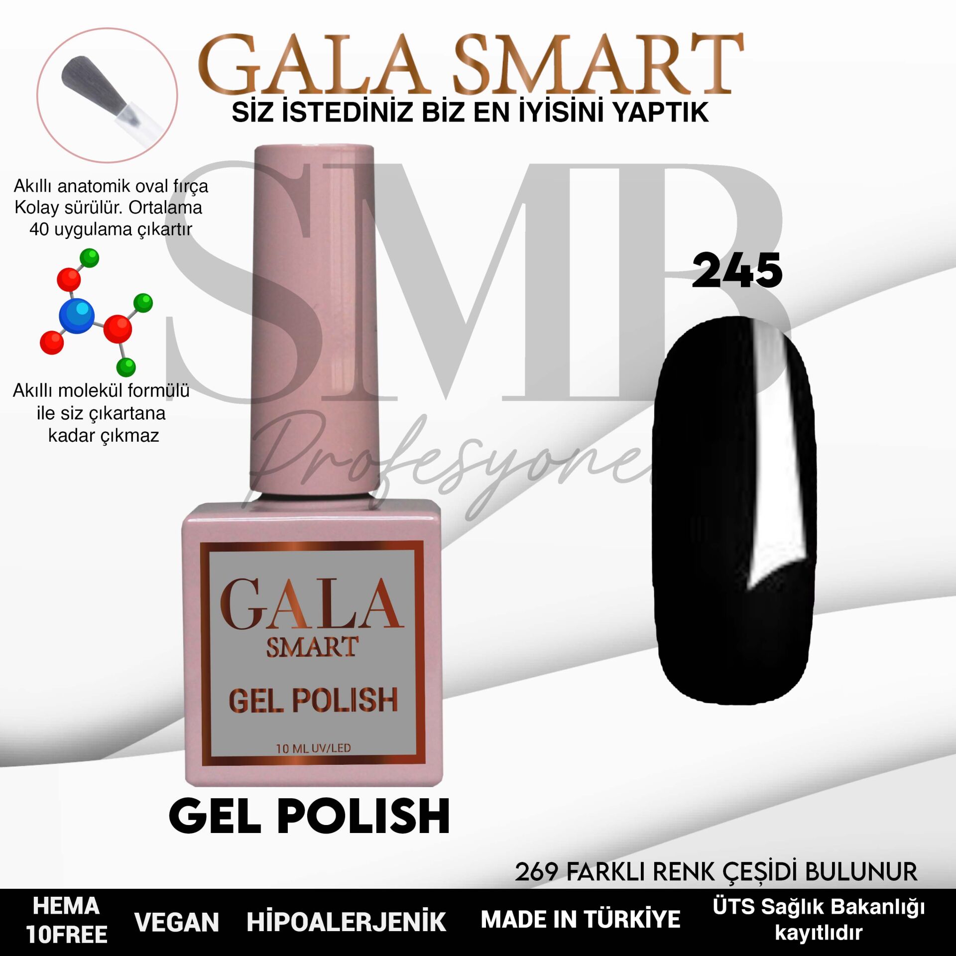GALA SMART CLASSİC KALICI OJE 10 mle NO:245