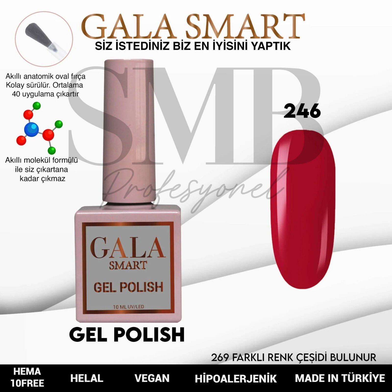 GALA SMART CLASSİC KALICI OJE 10 mle NO:246