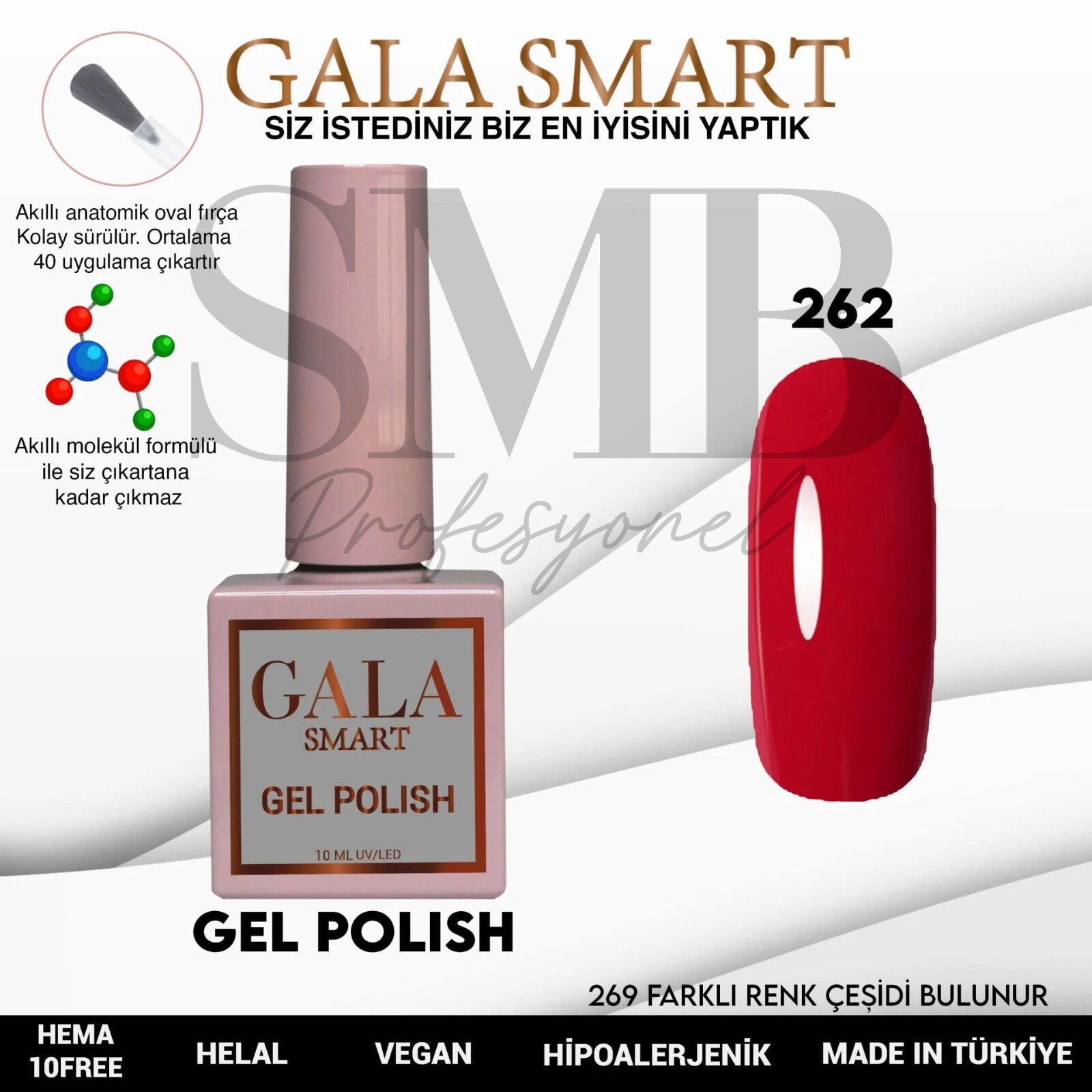 GALA SMART CLASSİC KALICI OJE 10 mle NO:262