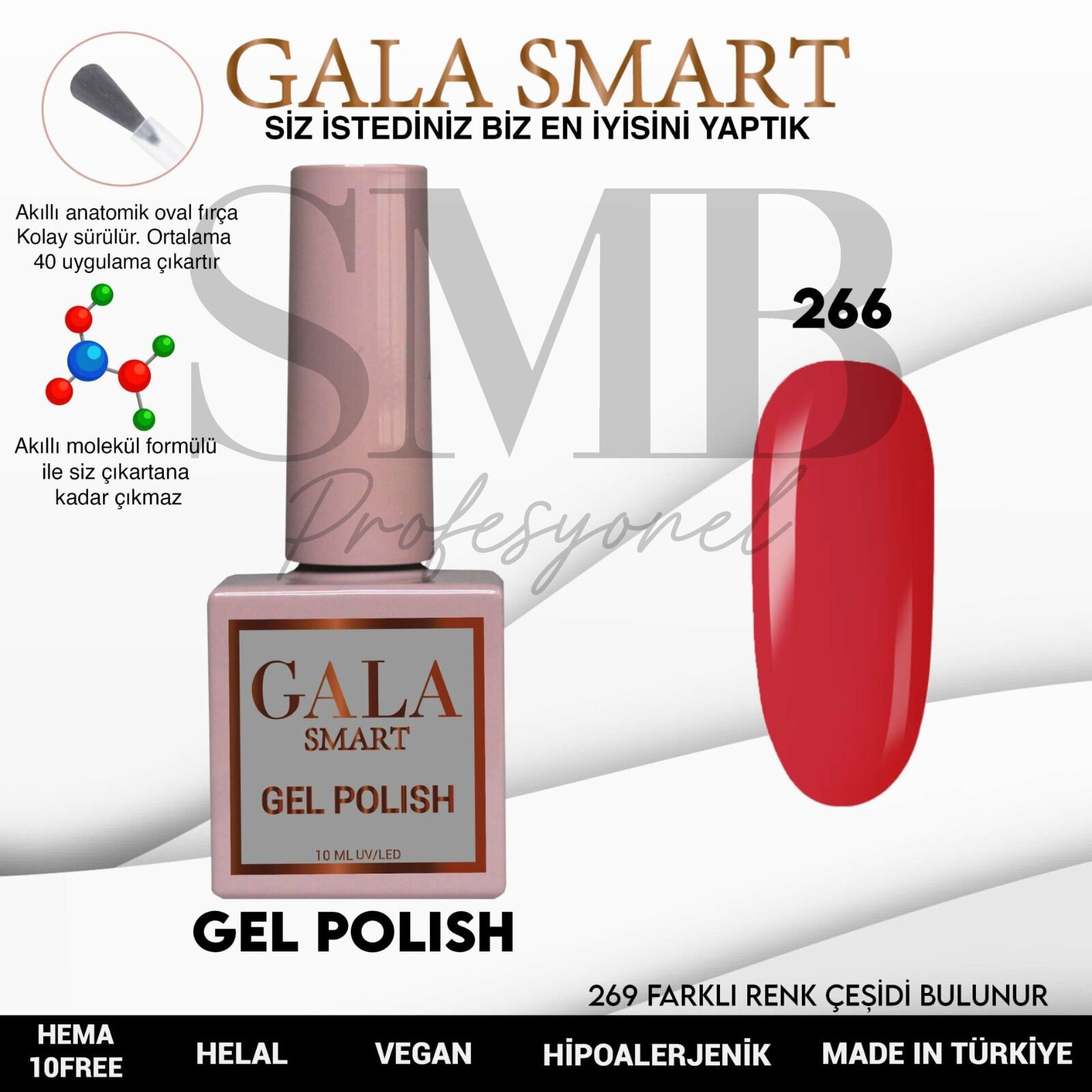 GALA SMART CLASSİC KALICI OJE 10 mle NO:266