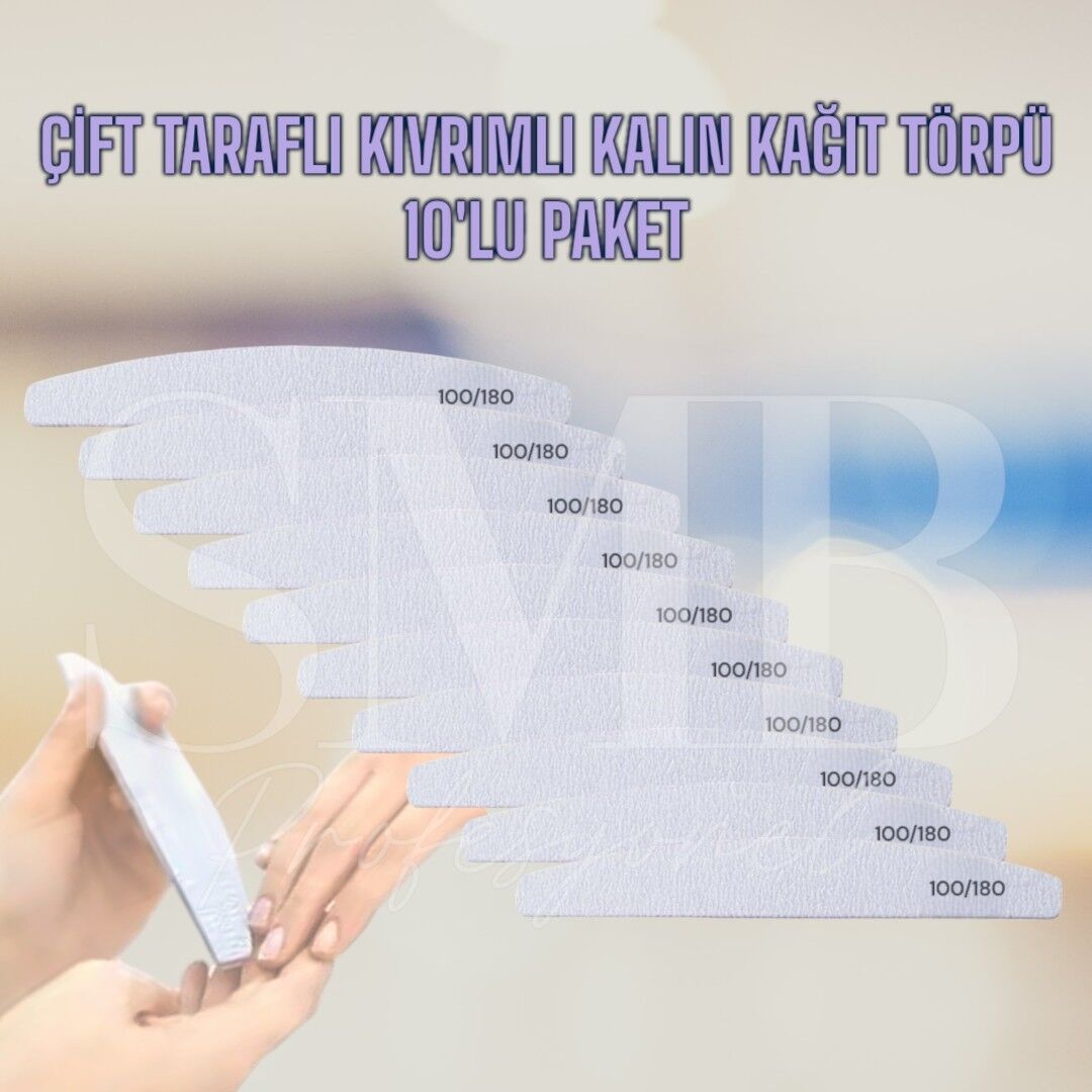 PROFESYONEL KAĞIT TÖRPÜ 100/180 - 10'LU