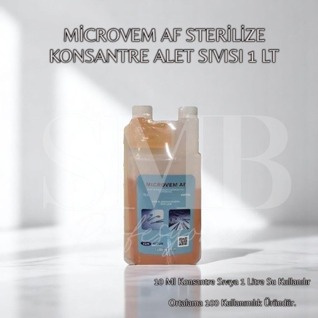 MİCROVEM AF STERİLİZE KONSANTRE ALET SIVISI 1 LT