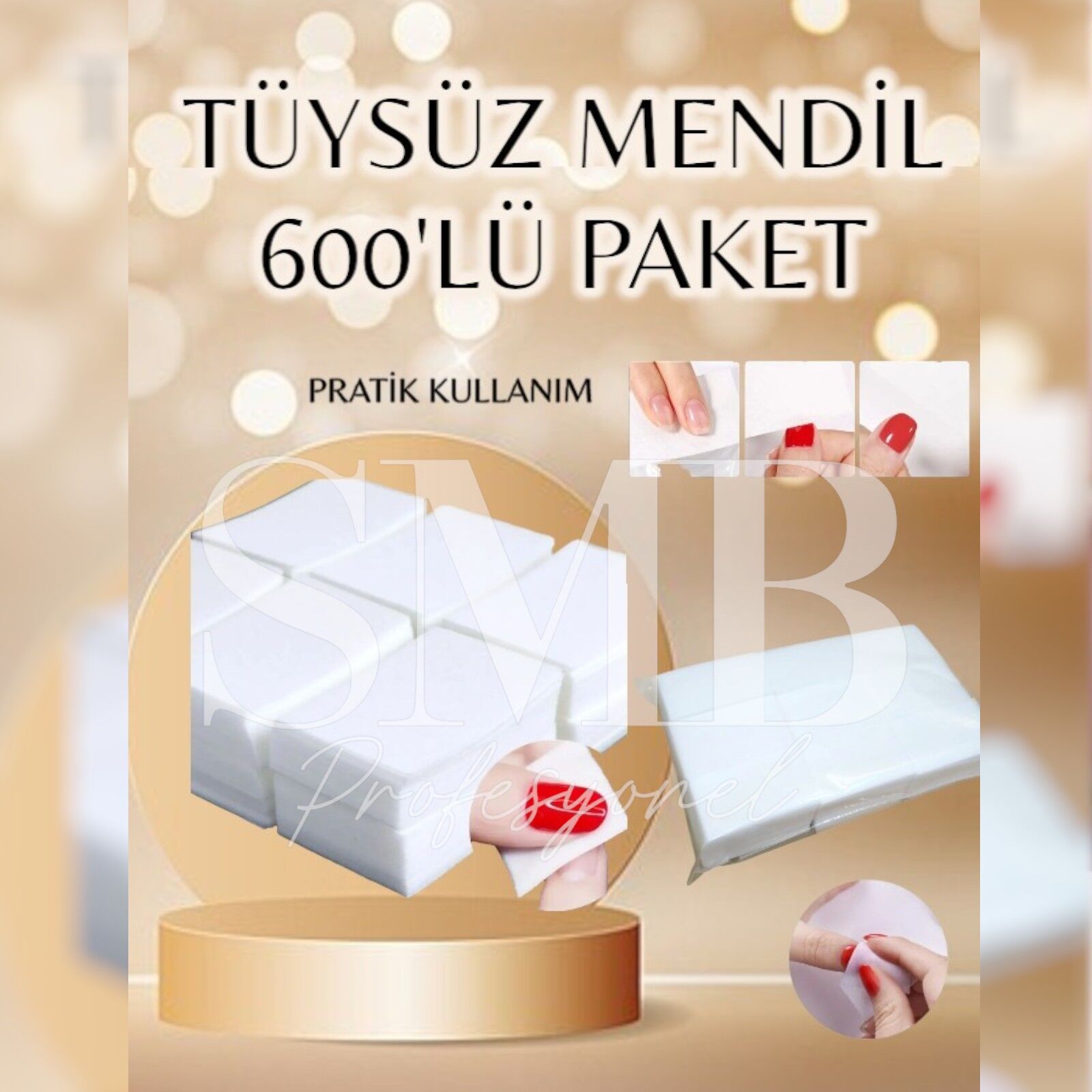 TÜYSÜZ MENDİL 600'LÜ PAKET