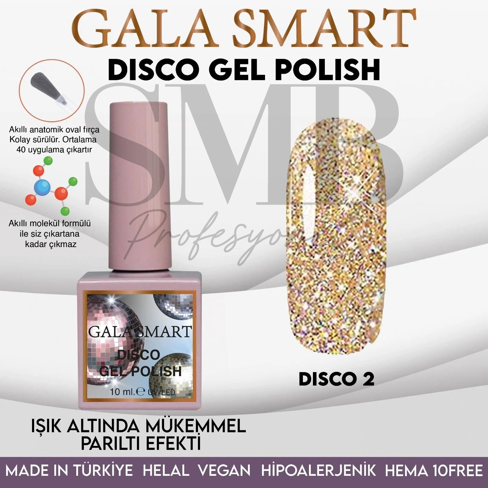 GALA SMART DİSCO KALICI OJE 10 ml NO:02