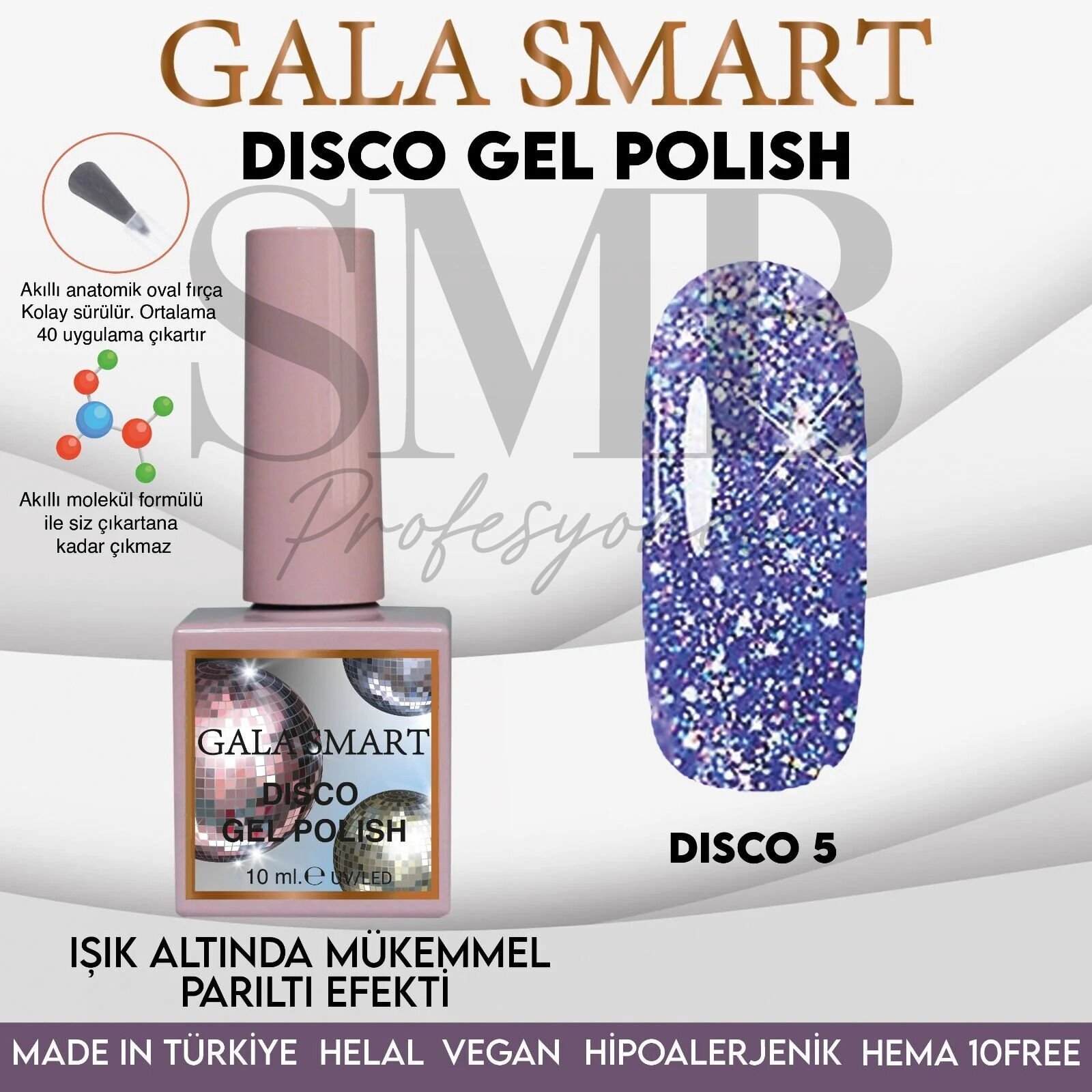 GALA SMART DİSCO KALICI OJE 10 ml NO:05