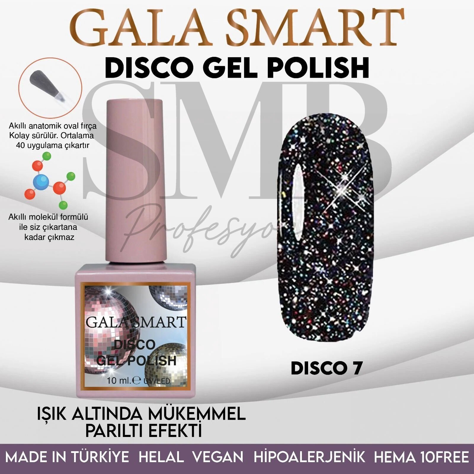 GALA SMART DİSCO KALICI OJE 10 ml NO:07