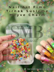 FİMO MEYVE FİGÜR TIRNAK SÜSLEME