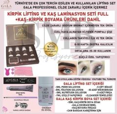 KİRPİK LİFTİNG & KAŞ LAMİNASYON SET + BOYAMA ÜRÜNLERİ DAHİL