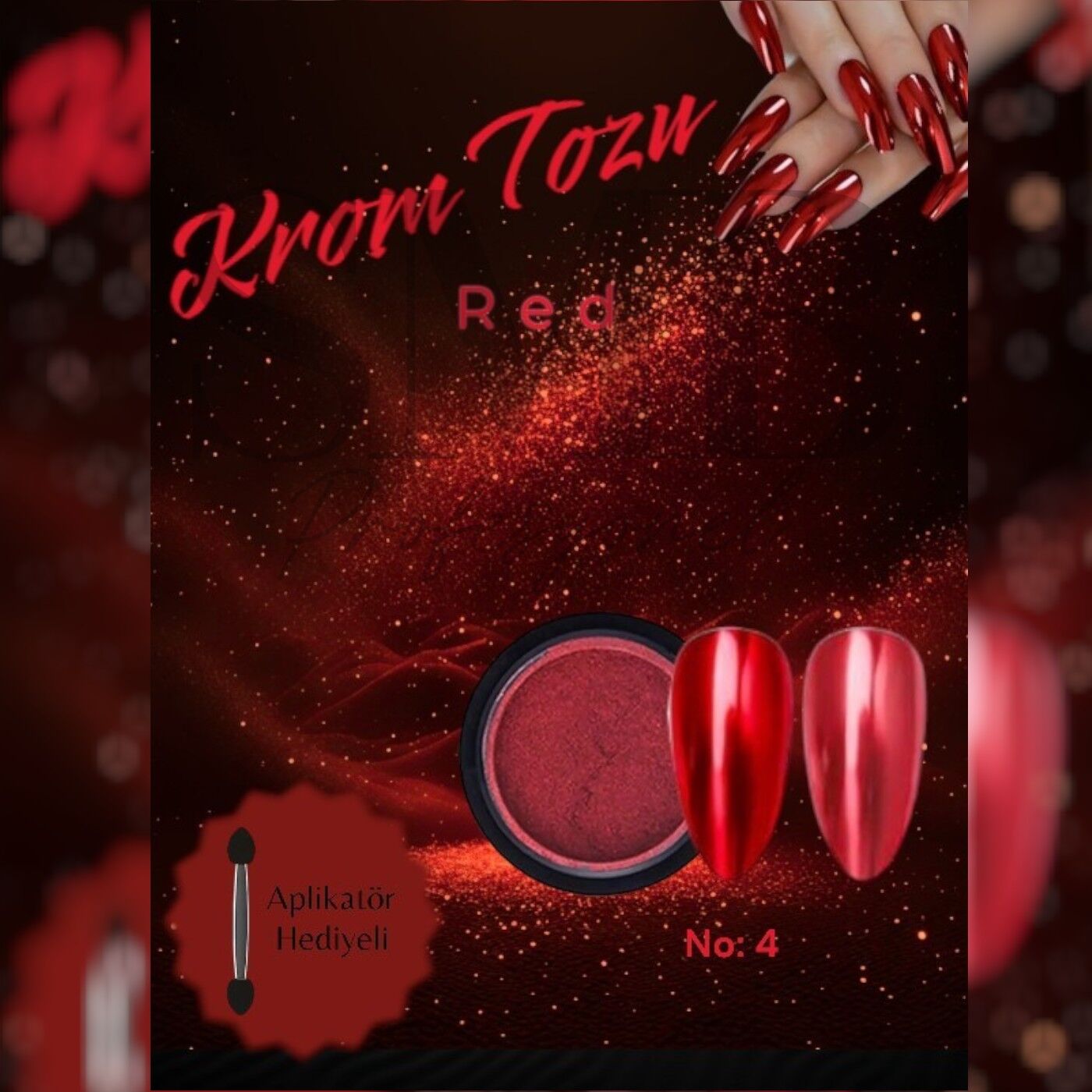 KROM TOZ NO:4 KIRMIZI
