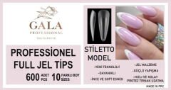 SOFT JEL TİPS 600 LÜ PAKET - STİLETTO MODEL