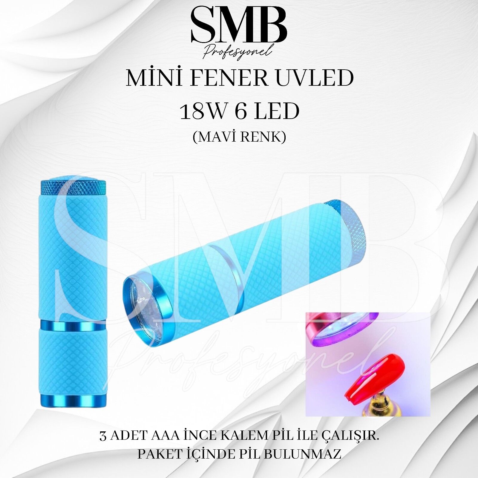 FENER UVLED KURUTUCU - RENK: MAVİ