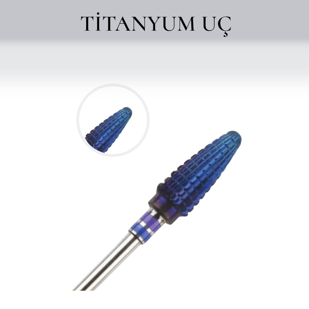 TİTANYUM UÇ Ø06X14,5  BLUE COATİNG NO:1