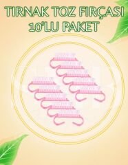 TIRNAK TOZ FIRÇASI 10'LU