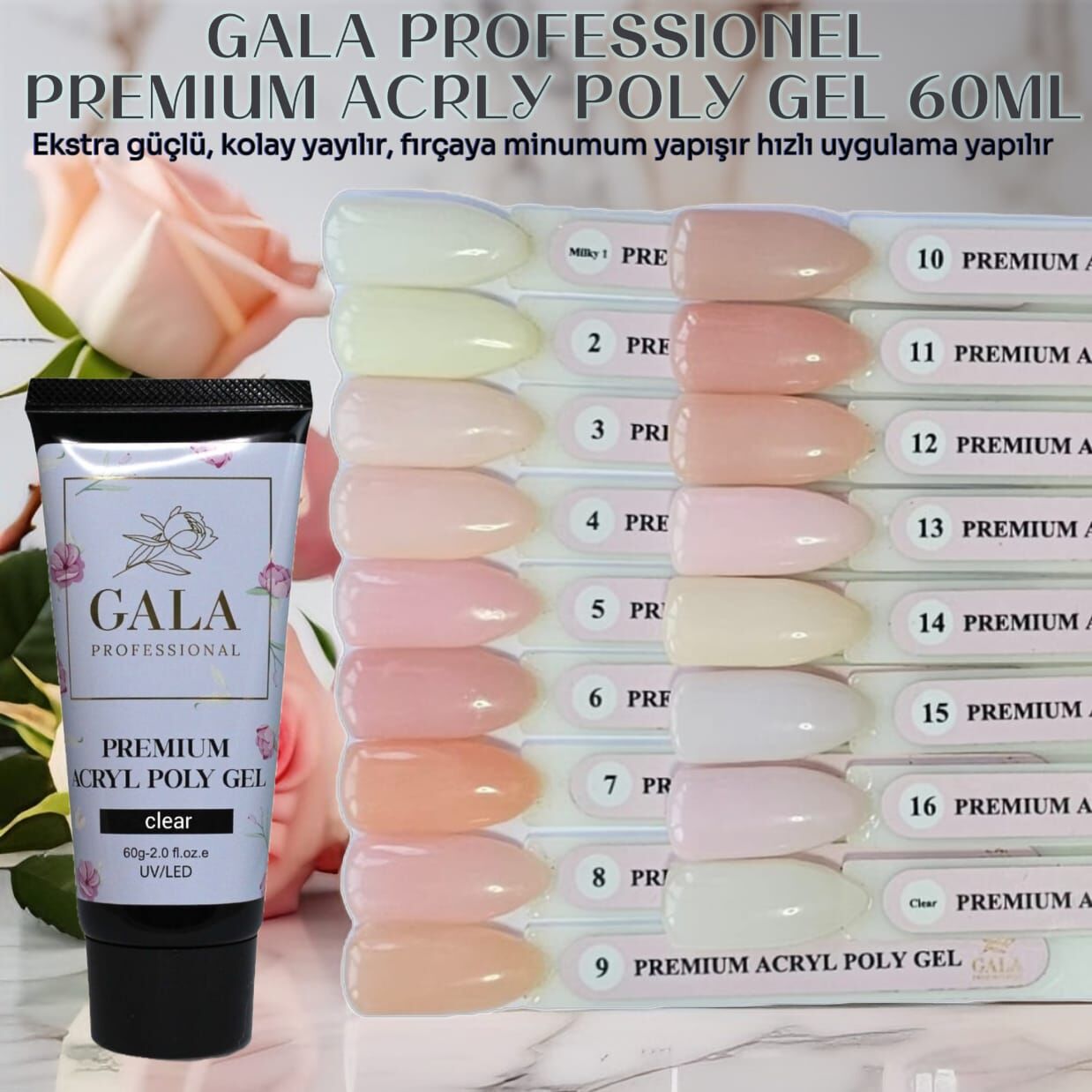 GALA PREMİUM ARCLY POLY JEL 60 ML NO:04