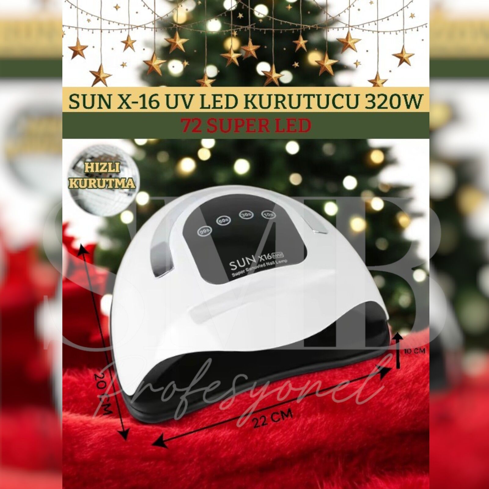 SUN X16 - 320W UV LED KURUTUCU