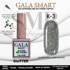 GALA SMART GLİTTER KALICI OJE 10 ml K-03