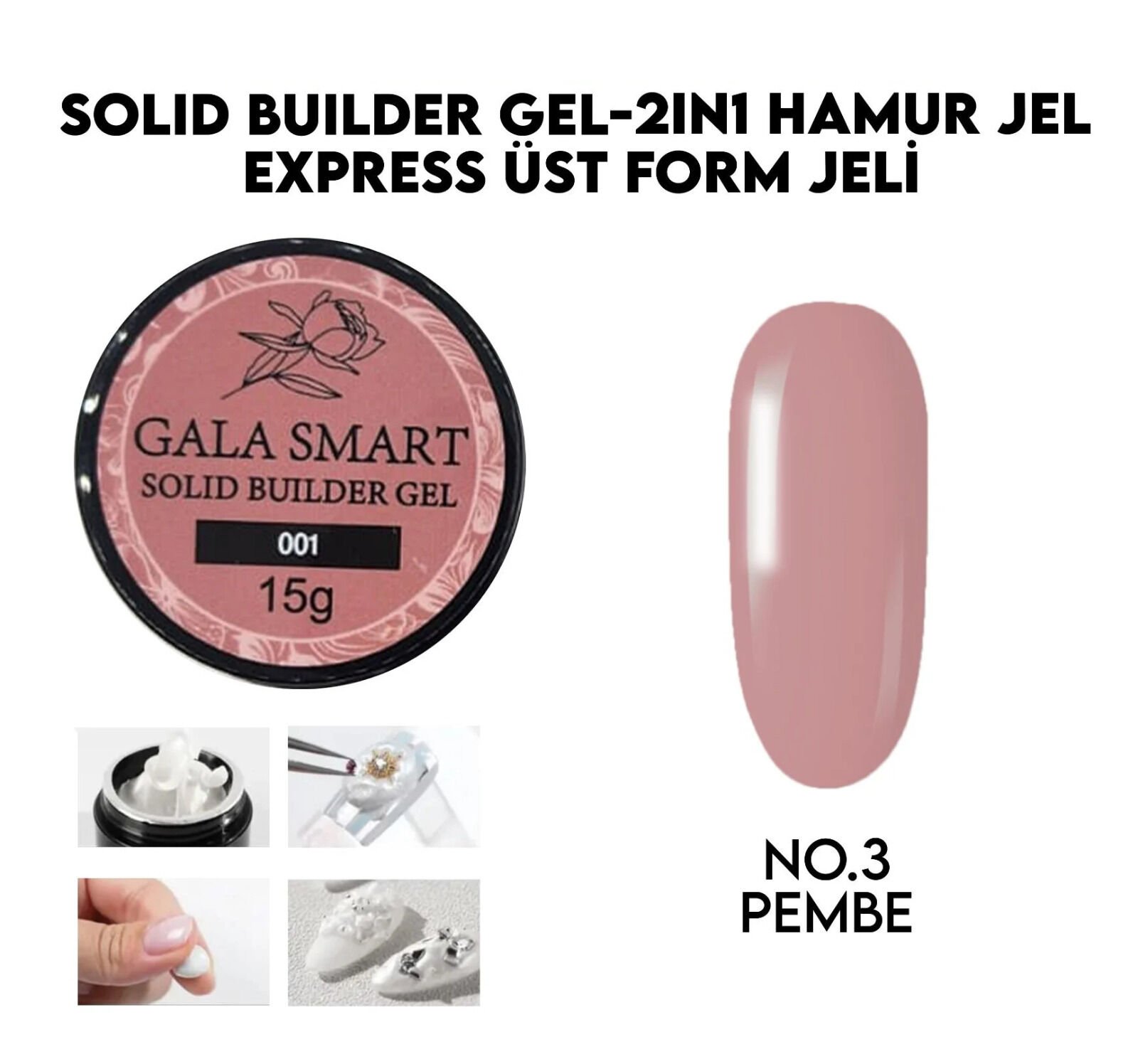 SOLİD BUİLDER HAMUR JEL 15 gr - NO:3