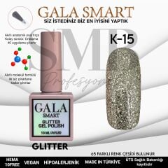 GALA  SMART GLITTER KALICI OJE 10 mle K15