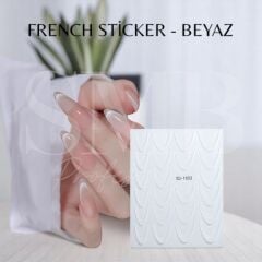 FRENCH STİCKER - BEYAZ