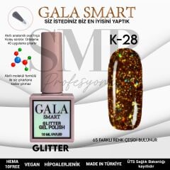 GALA SMART GLITTER KALICI OJE 10 mle K28