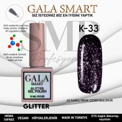 GALA SMART GLITTER KALICI OJE 10 mle K33