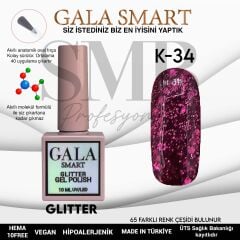 GALA SMART GLITTER KALICI OJE 10 mle K34