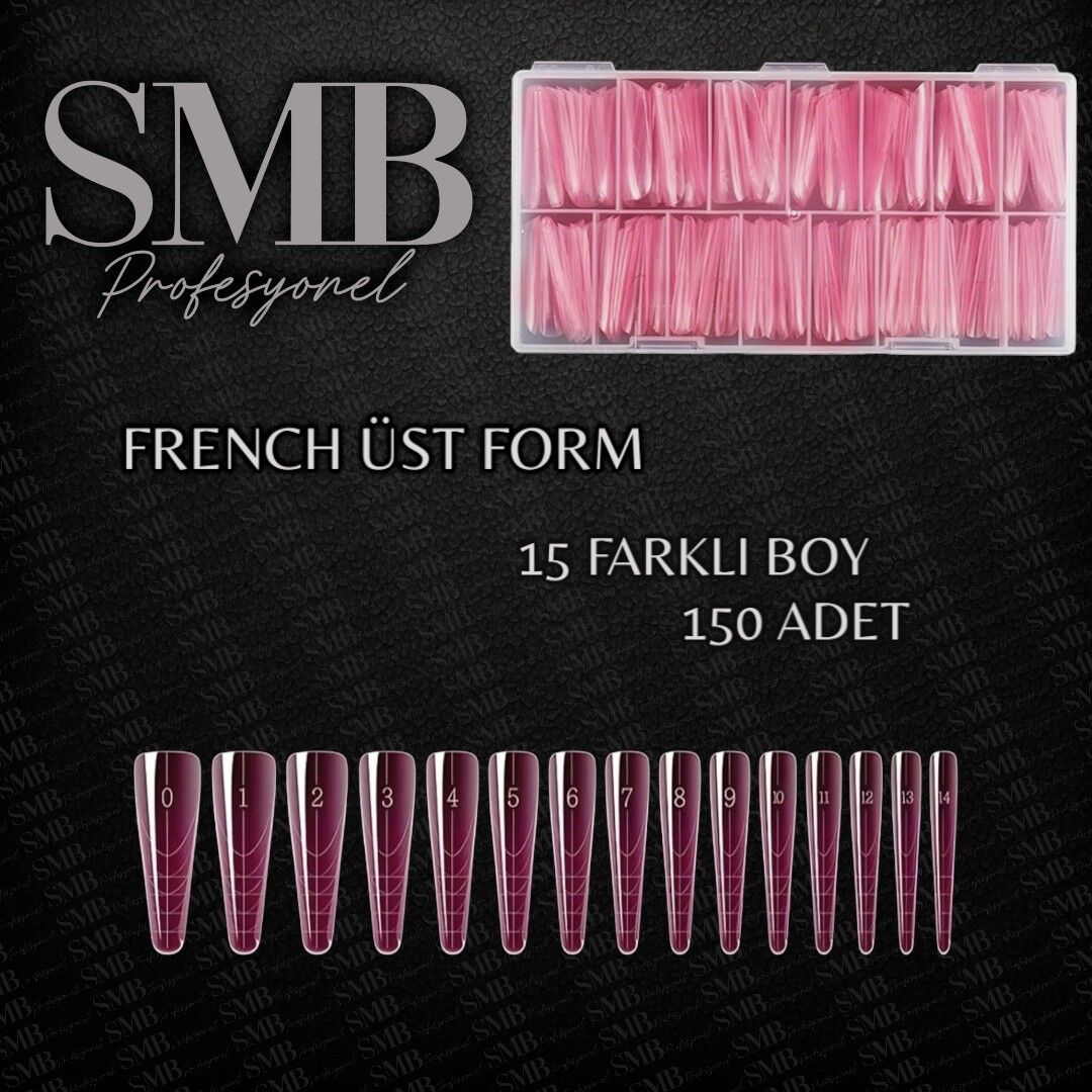 FRENCH ÜST FORM 15 FARKLI BOYUT 150 Lİ KUTU