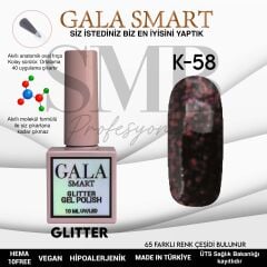 GALA SMART GLITTER KALICI OJE 10 mle K58